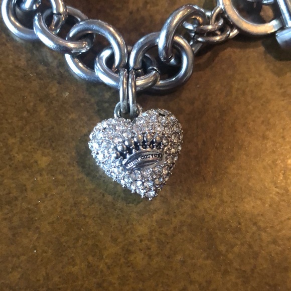 Juicy Couture Pave heart bracelet - Picture 2 of 4